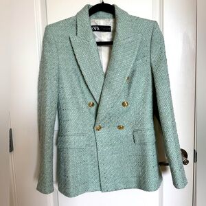zara tailored blazer